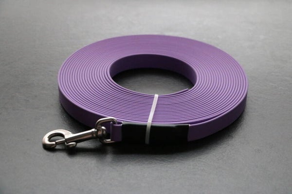 BioThane® Schleppleine 10m/19mm Farbe lila