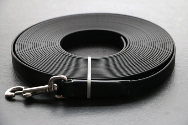BioThane® Schleppleine 10m/19mm Farbe schwarz