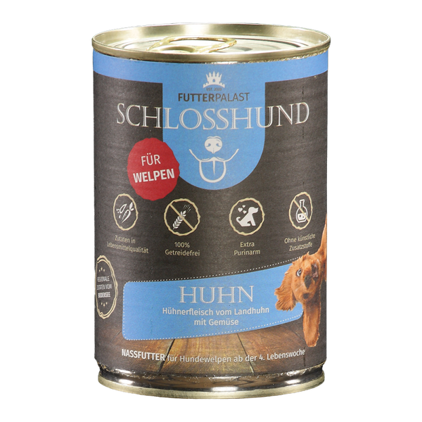 Futterpalast Schlosshund Welpen Nassfutter (400g*)