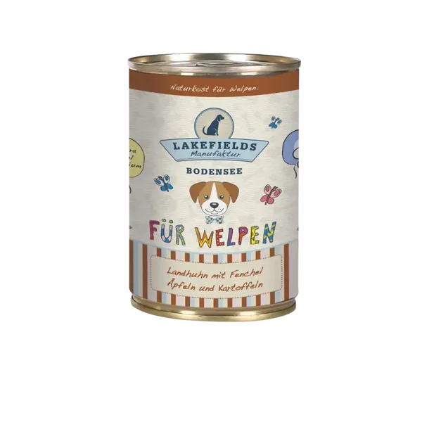 Lakefields Welpen Dosenfleisch-Menü Huhn