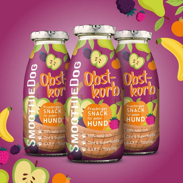 SmoothieDog Obstkorb 3x250ml