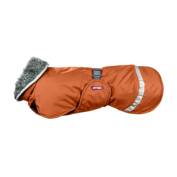 Perus Pomppa  Wintermantel mit Geschirröffnung RUST
