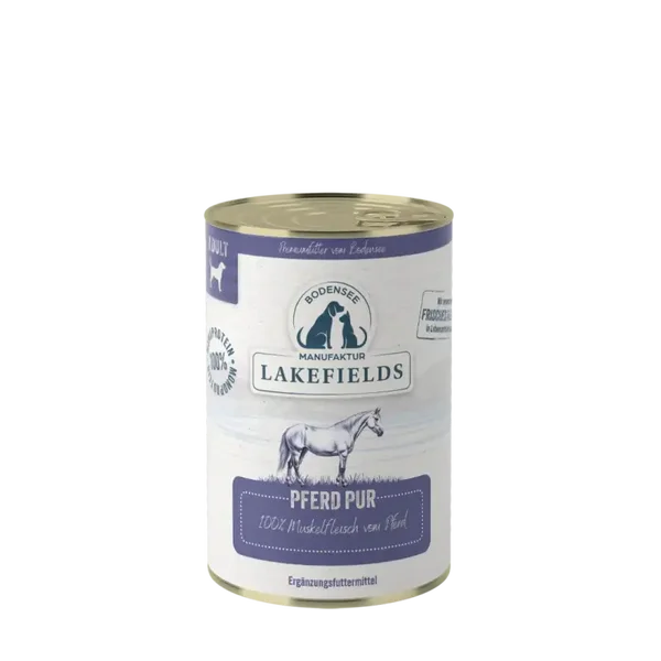 Lakefields Nassfutter Pferd PUR (6x400g**)