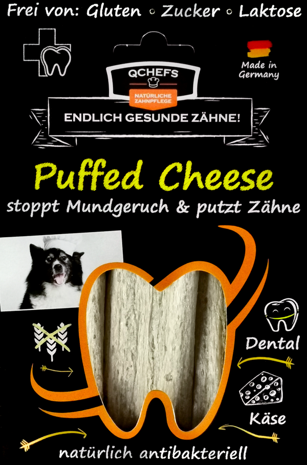 QCHEFS Puffed Cheese (72g**)