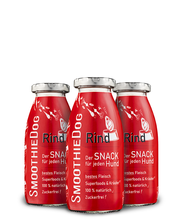 SmoothieDog Rind 3x250ml