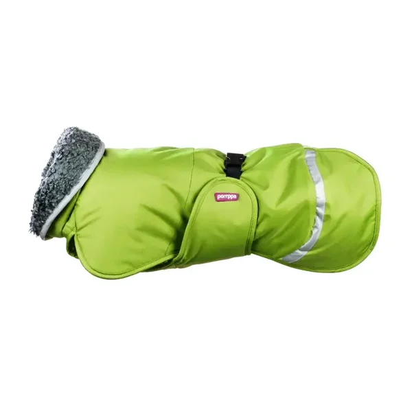 Toppa Pomppa  Wintermantel  LIME mit Geschirröffnung