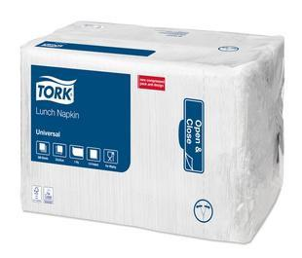 Essuie-mains blanc TORK 3/33 1plis 4pliage