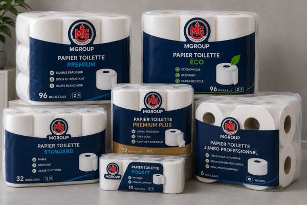 Papier Toilette Standard – 96 rouleaux