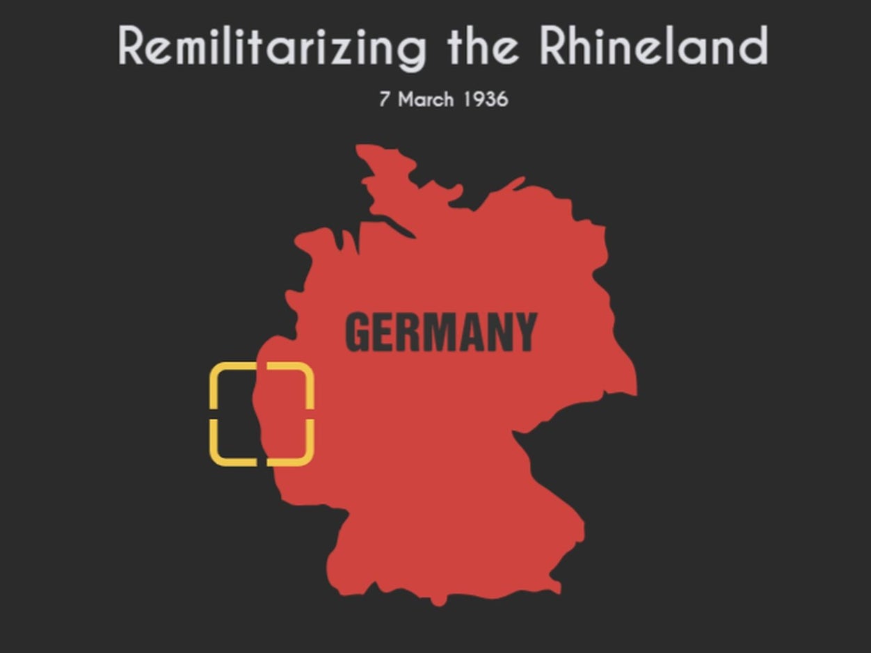 Operation Winter Exercise: Remilitarization of the Rhineland
