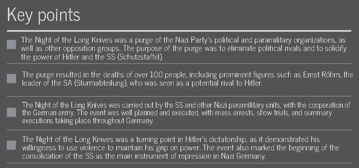 Night of the Long Knives / Rise of the Nazis / Interbellum 1918 - 1936 ...