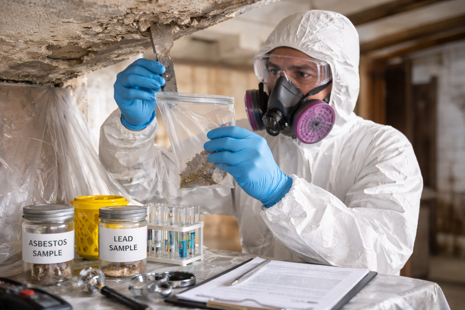 Material testing for hazardous substances in Christchurch by Inspect Right