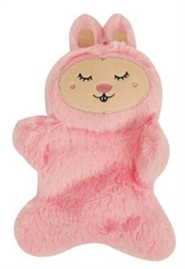 Crinkel konijn roze 24 cm