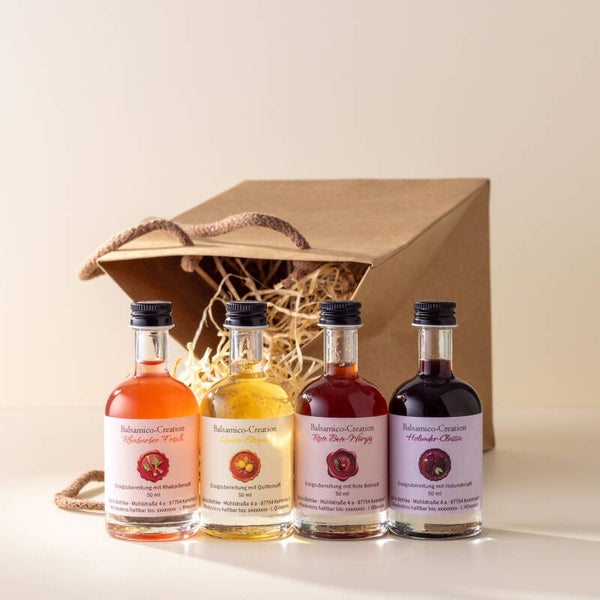 Balsamico-Creationen - Entdecker-Edition - (4 x 50 ml | 140 €/L)