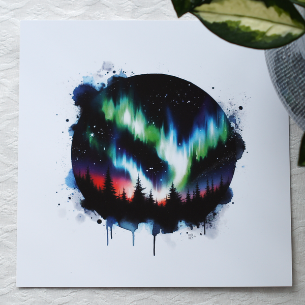 Northern Lights at Tromsøsvingen, Signed and numbered  (coming soon)