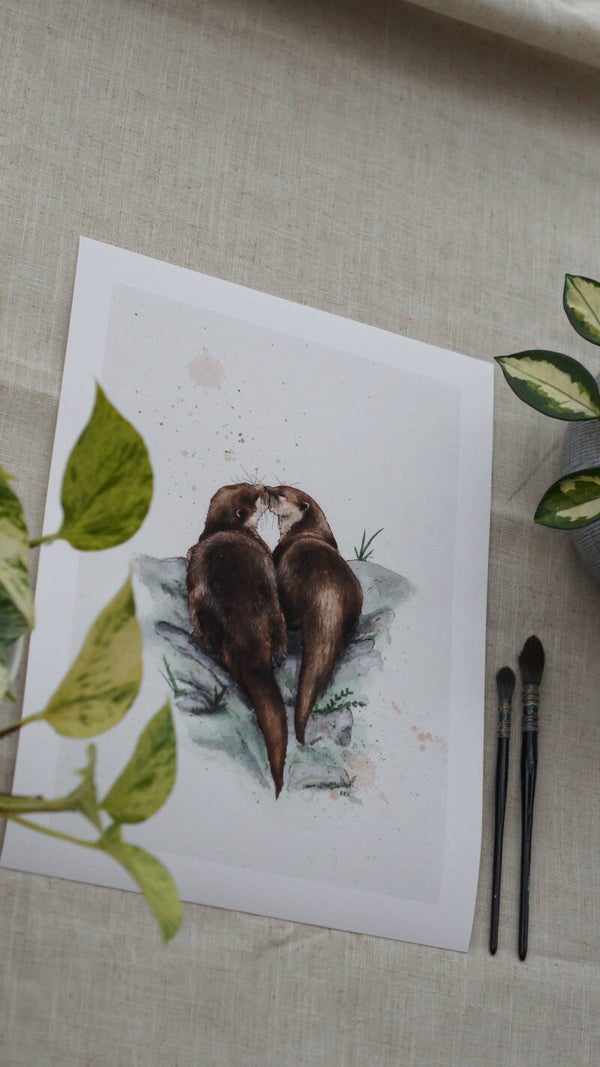 A Caress in Nature, Signed and numbered