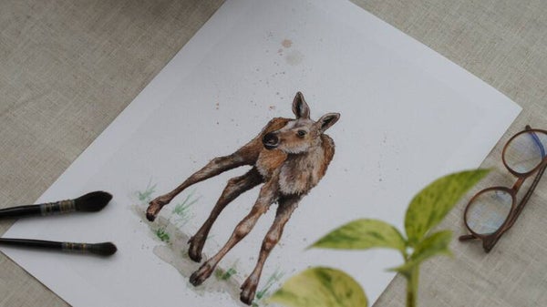 The Summer Calf, Signed and numbered