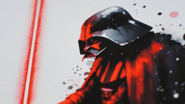 Vader, James Earl Jones- Tribue, Signed and numbered