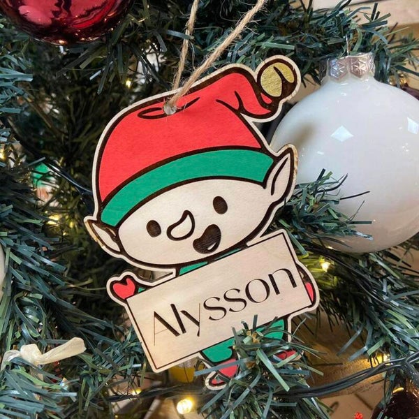 Ornement lutin de noël