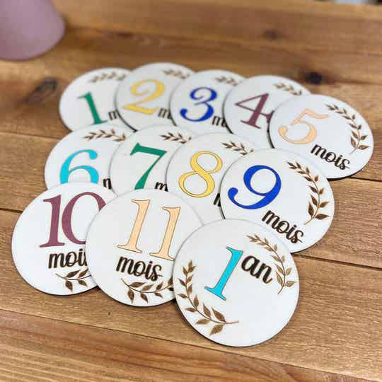 Disque évolution mois de naissance
