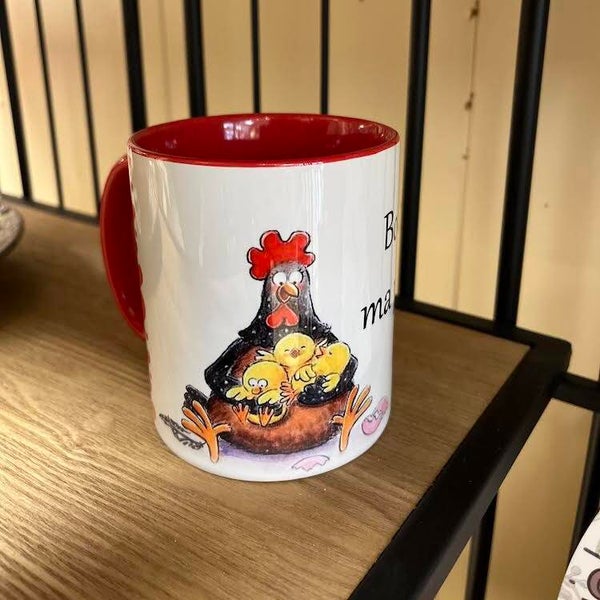 Mug « bonjour ma poulette »