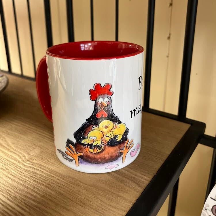 Mug « bonjour ma poulette »