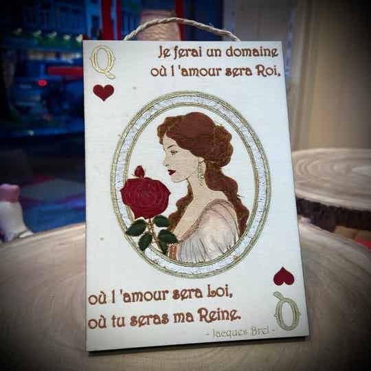 Panneau Carte à jouer ♥️