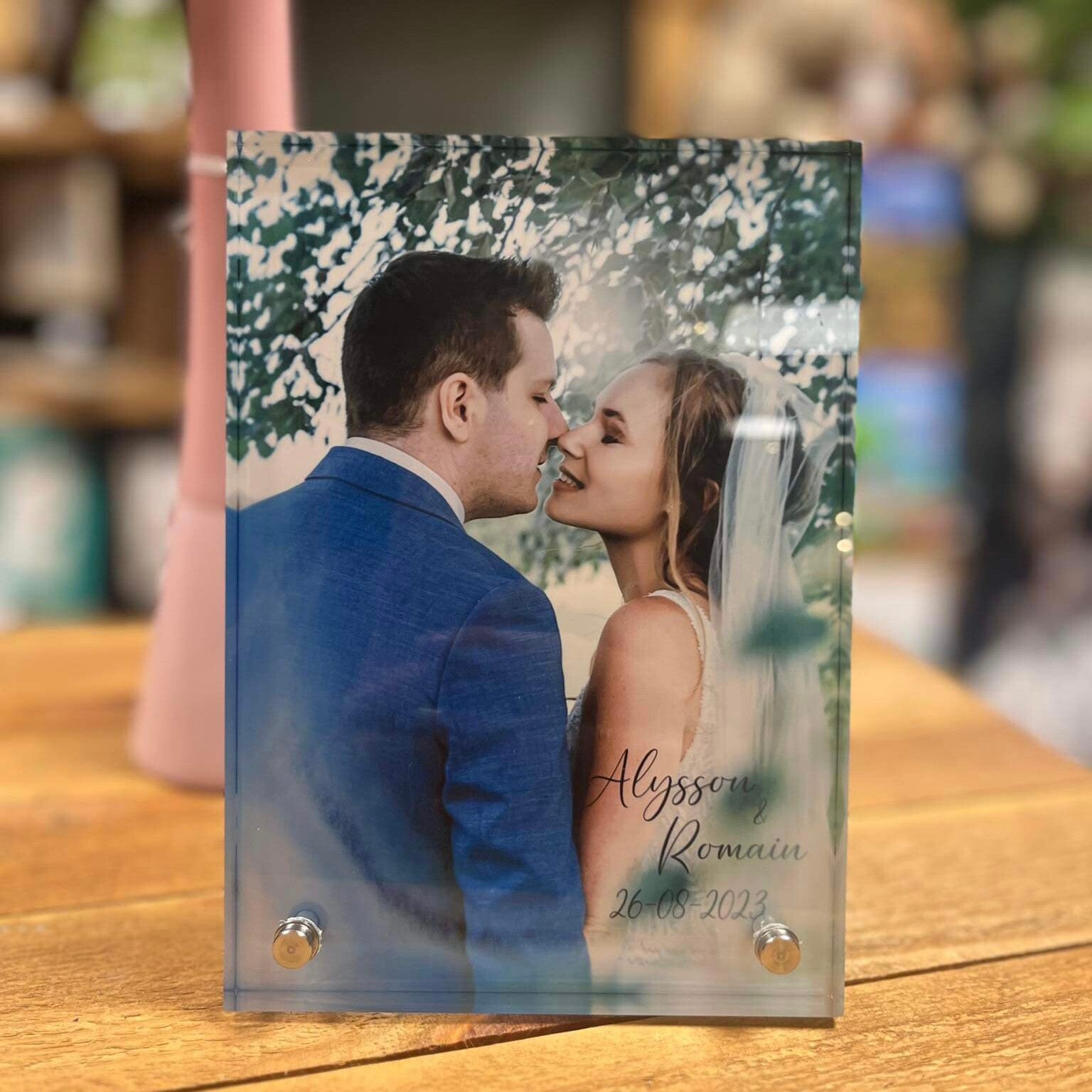 Cadre acrylique personnalisé