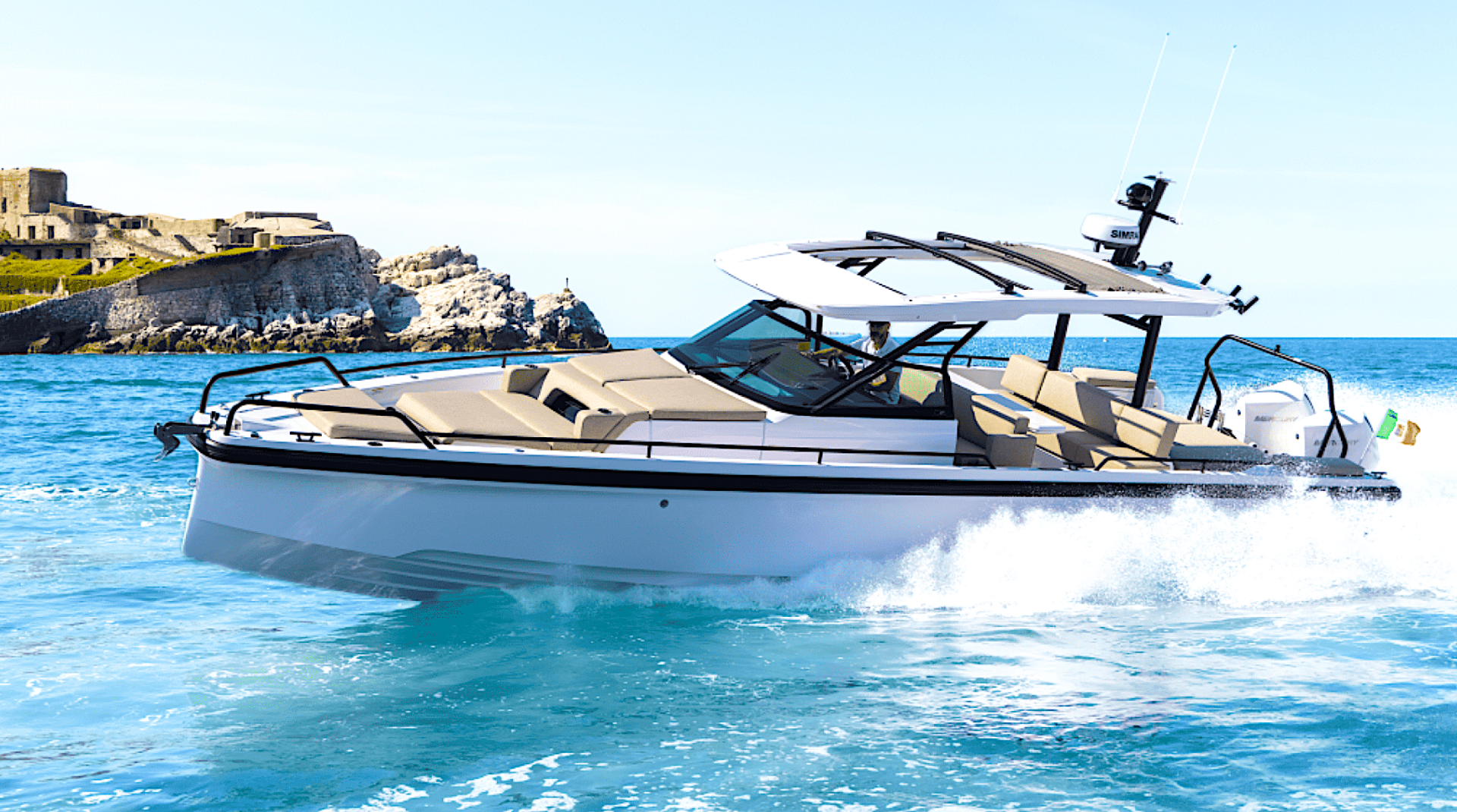 Axopar 37 Yacht Charter - MSC Yachting Saint-Tropez