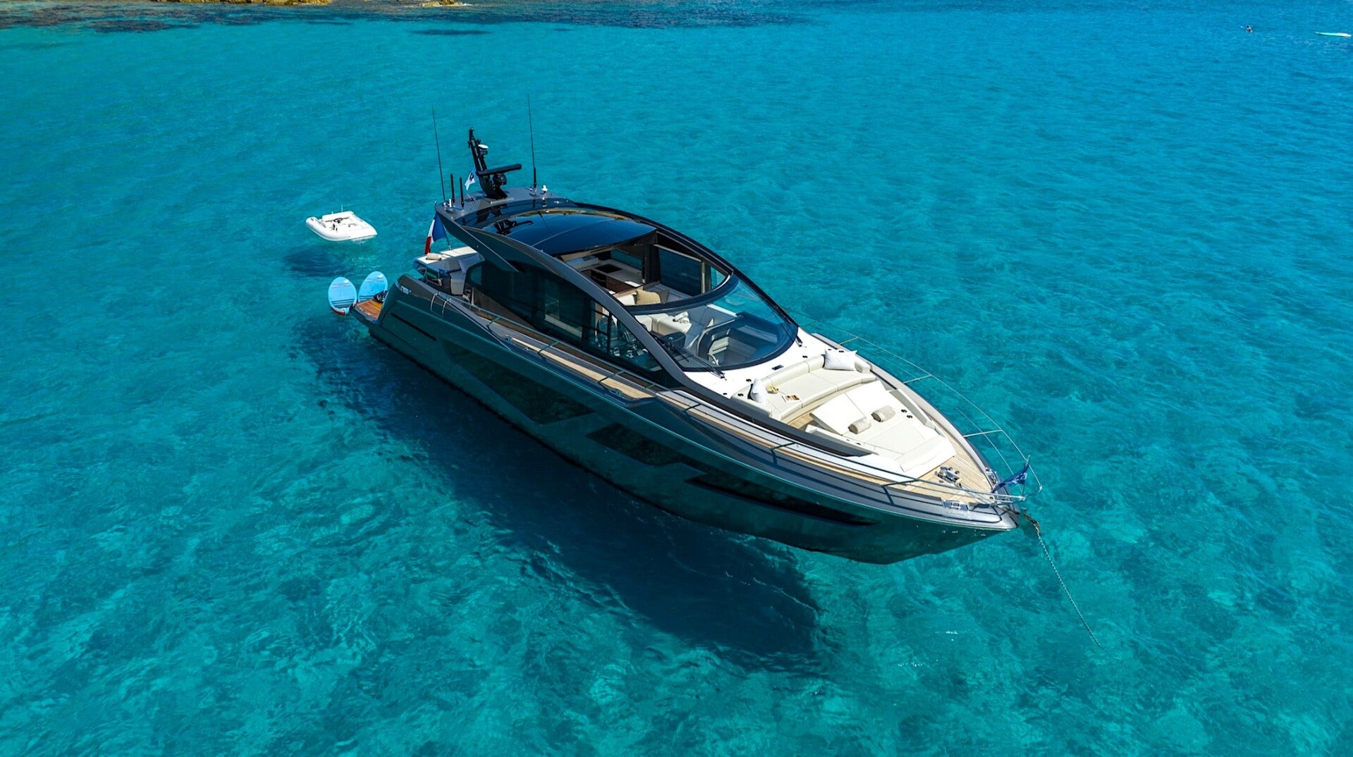 AQUA Corsica & Sardinia Yacht Charter - Sunseeker Yachts - MSC Yachting Luxury Charter