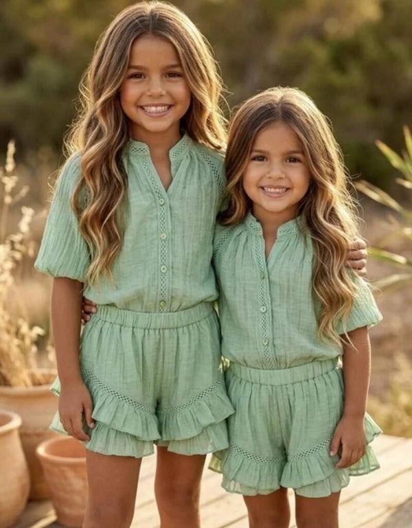 Boho set groen