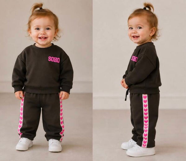 Mini soho set bruin