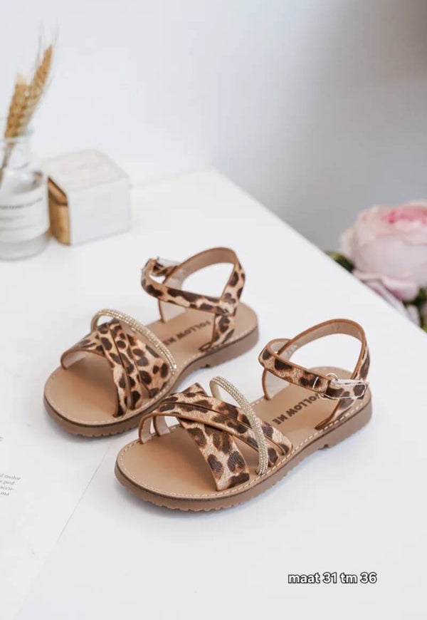 Sandaal leopard
