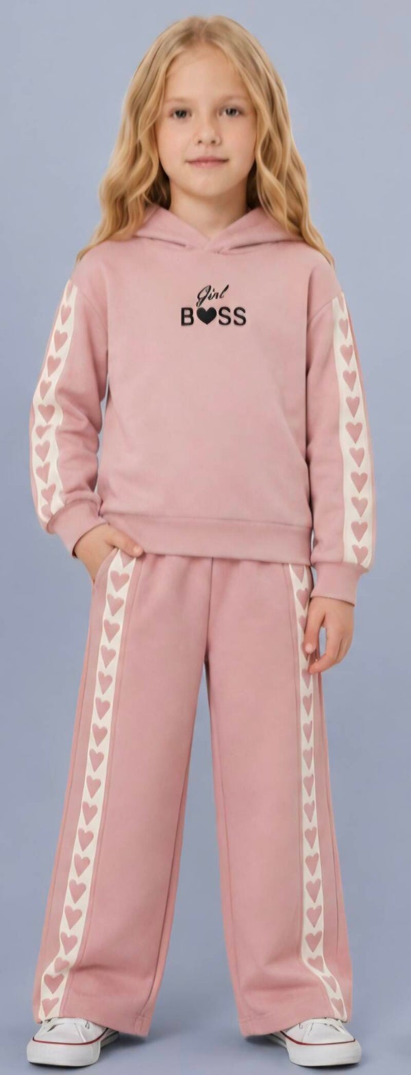 Joggingpak love roze