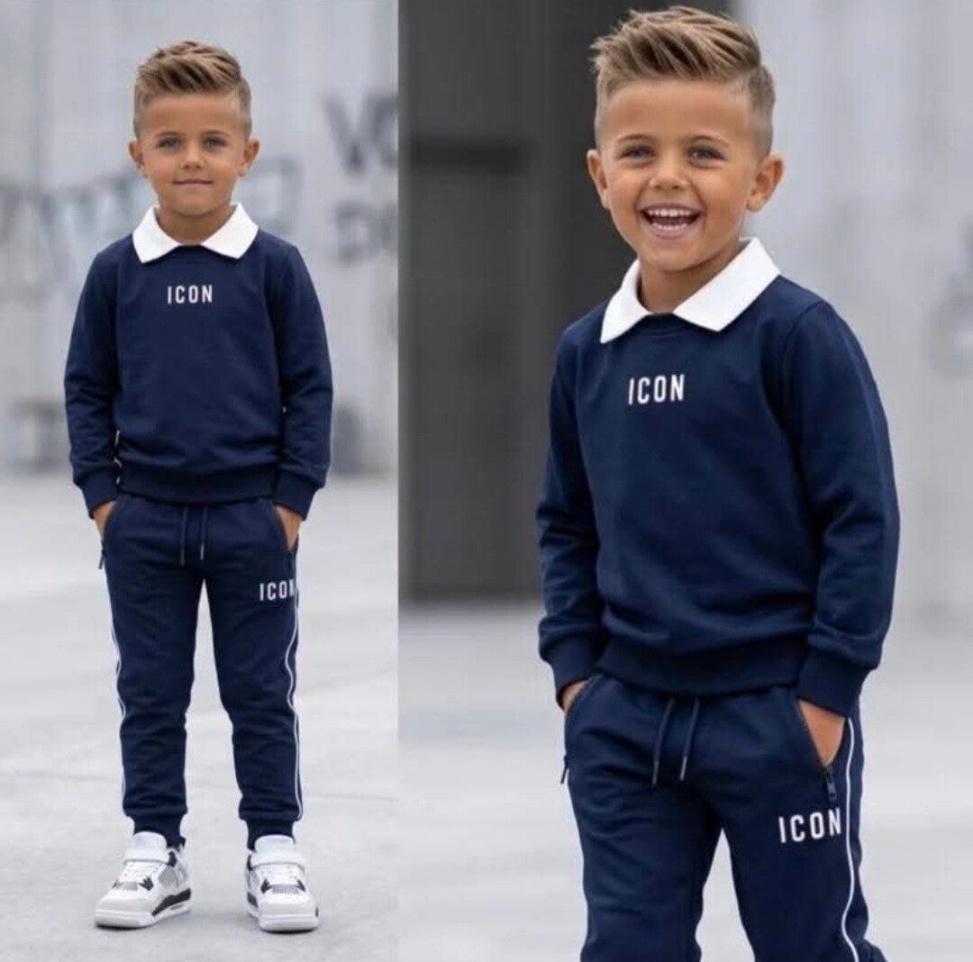 Icon chic set blauw