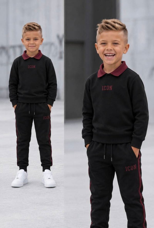 Icon chic set zwart