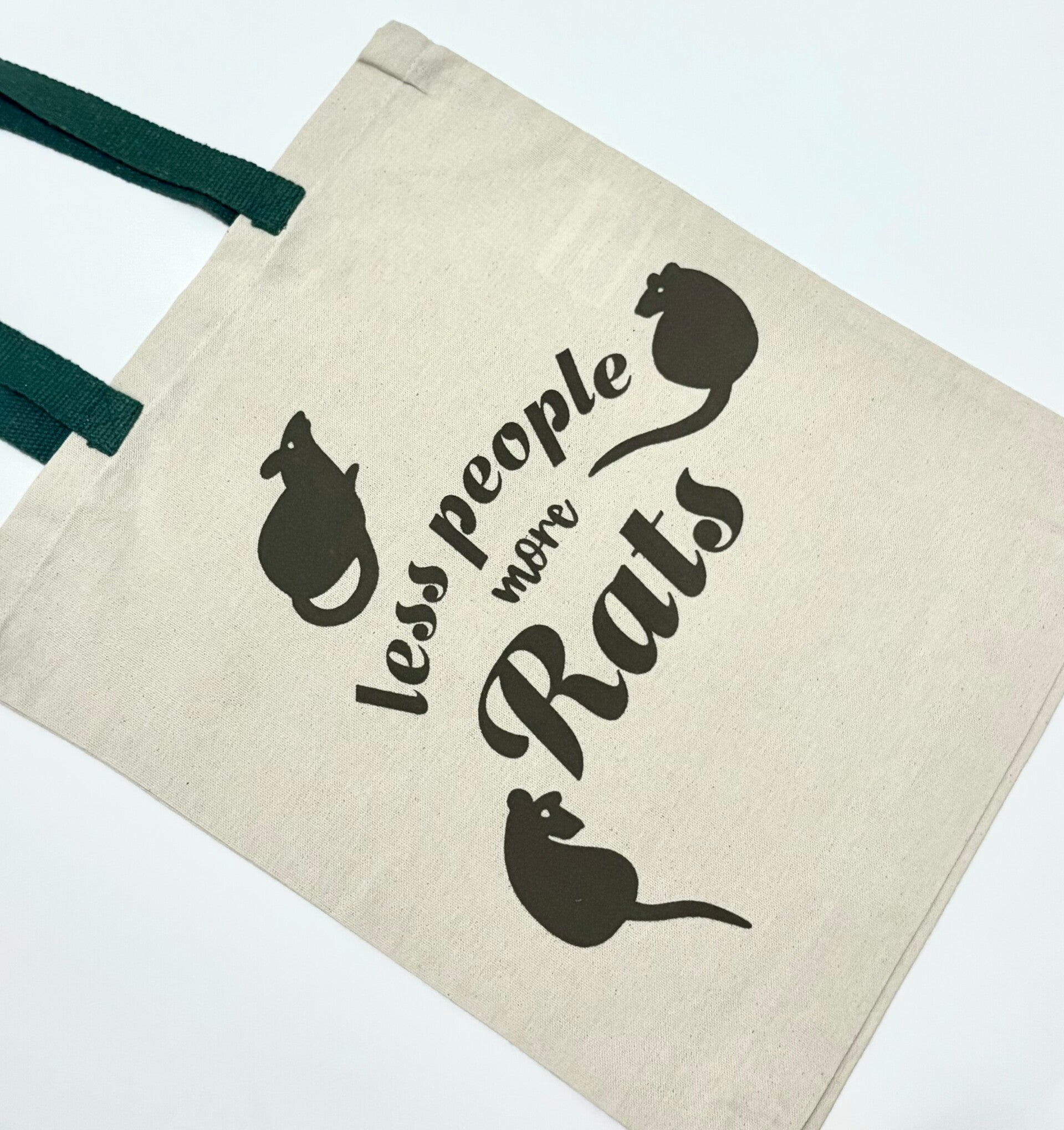 Tote bag - Less people more rats