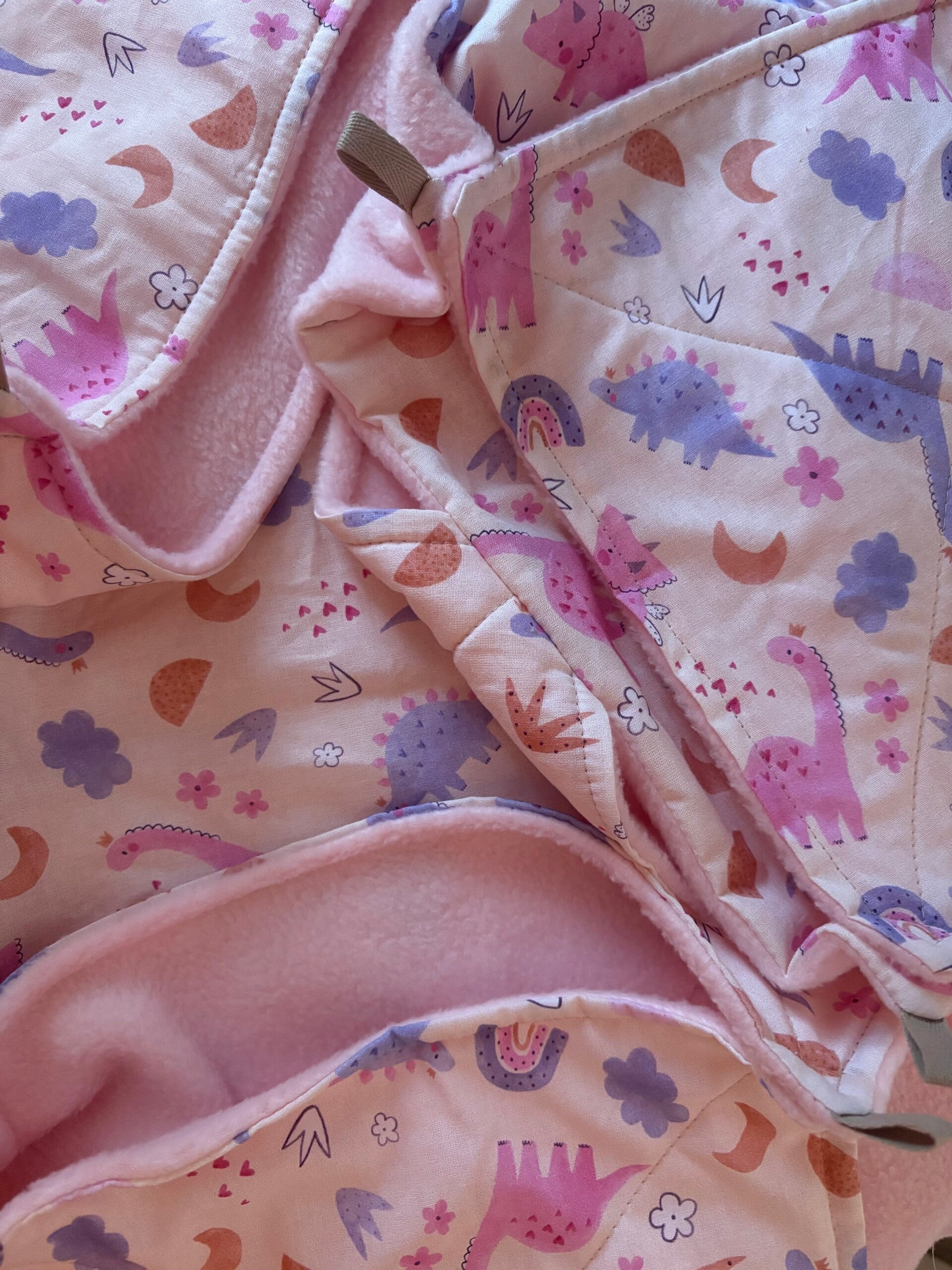 Hangmatjes - Roze dino’s