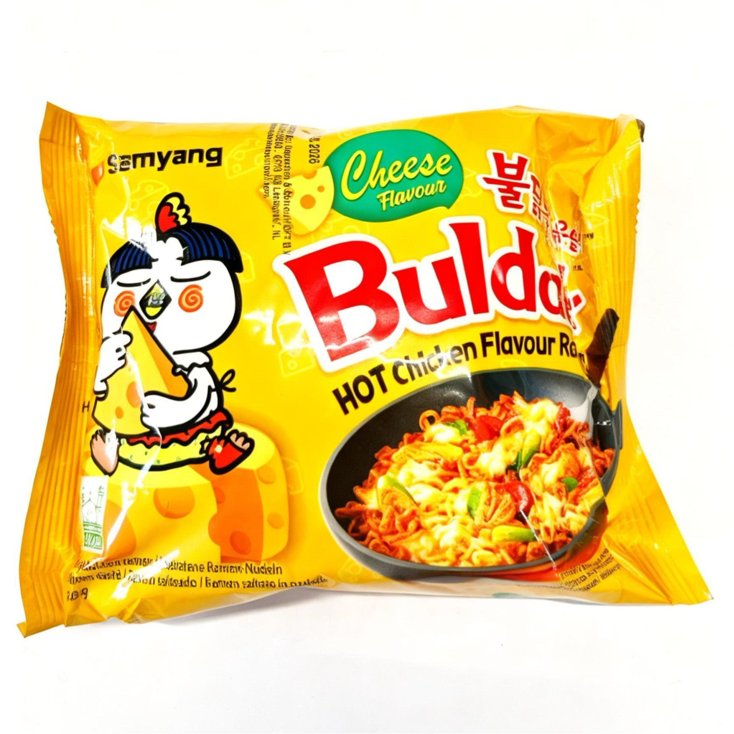 NOUILLES SAMYANG BULDAK CHEESE HOT CHICKEN FLAVOUR 140G