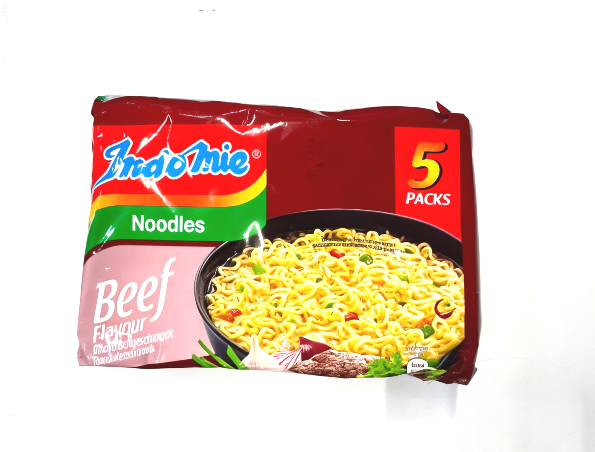 NOUILLES INDOMIE BEEF FLAVOUR 5 PACKS