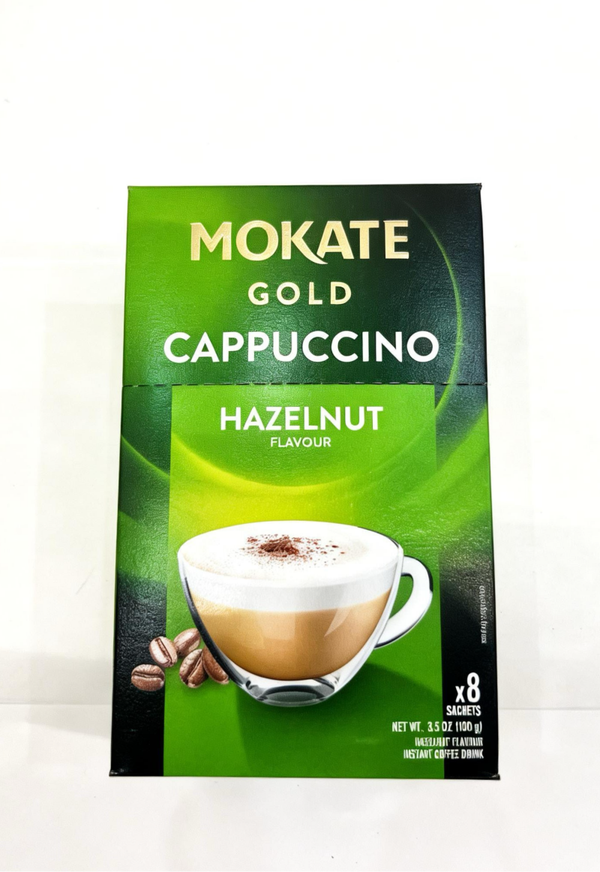 MOKATE GOLD CAPUCCINO HAZELNUT X8PC