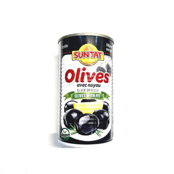 OLIVES NOIRES AVEC NOYAU SUNTAT 350g