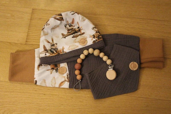 Set "Flughase" anthrazit 00013