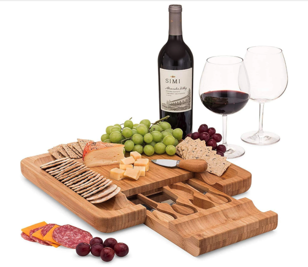 Bamboo Charcuterie Board Gift Set