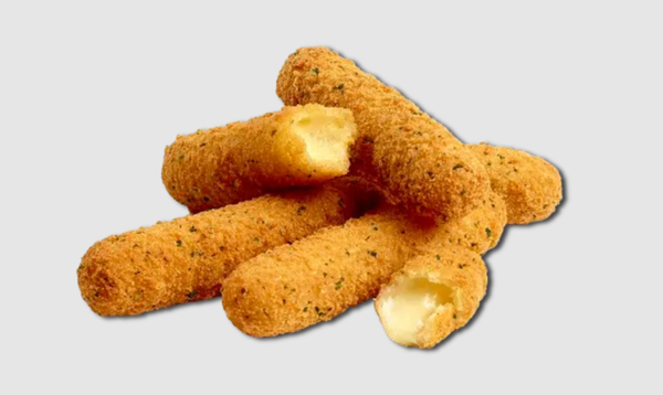 Palitos mozzarella. (Con patatas)