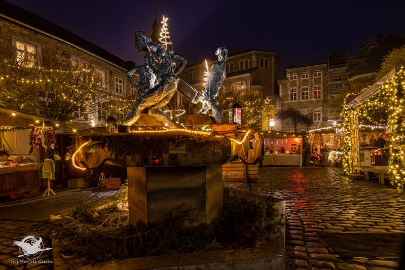 Stolberg Weihnachtsmarkt Kupferstadt Blaue Stunde