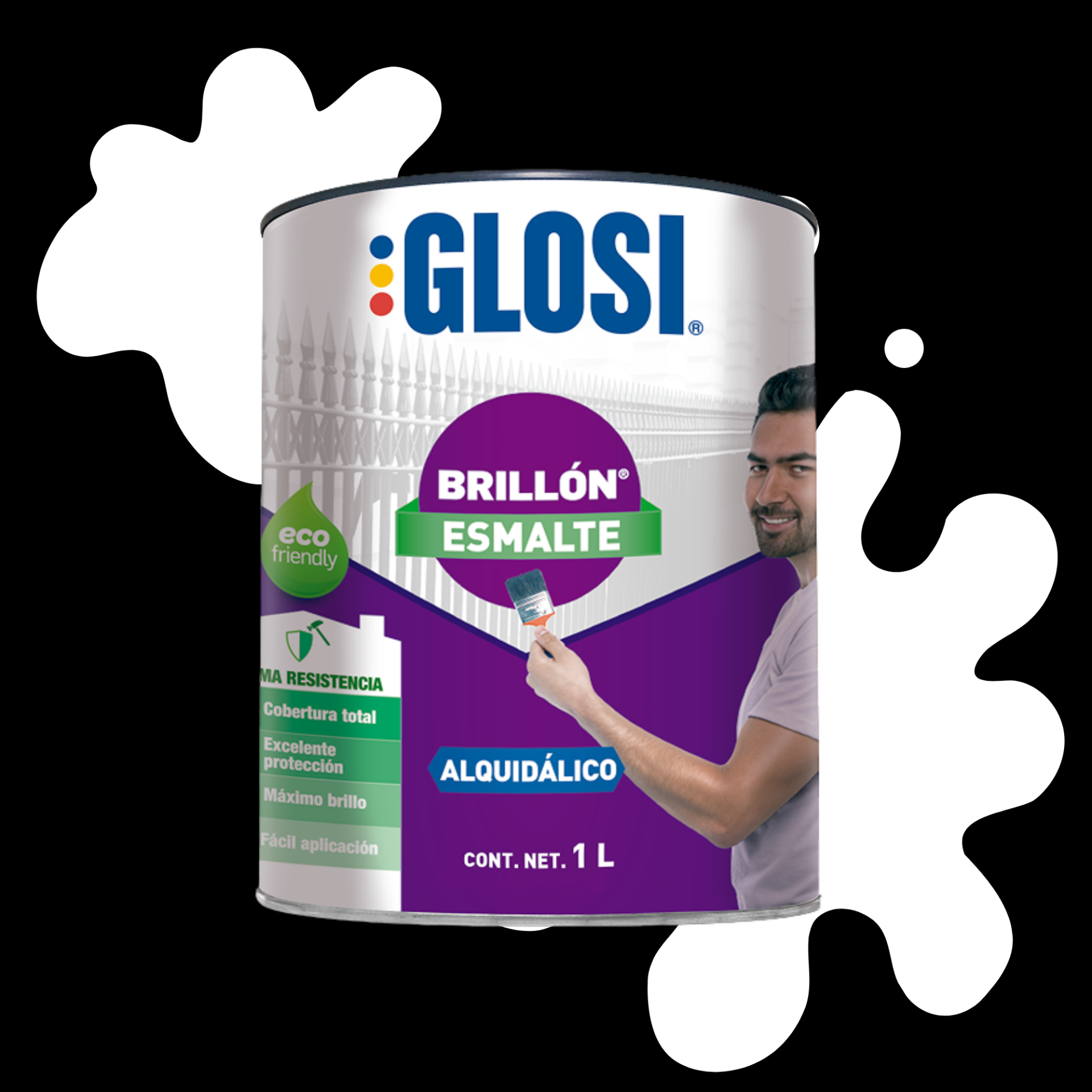 Esmalte brillon 1/4 BLANCO
