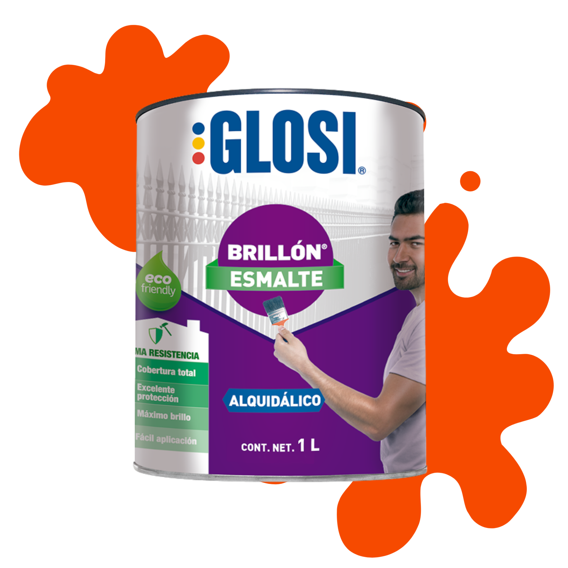 Esmalte brillon 1/4 MANDARINA