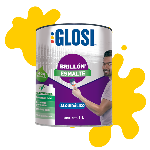 Esmalte brillon 1/4 AMARILLO LIMON