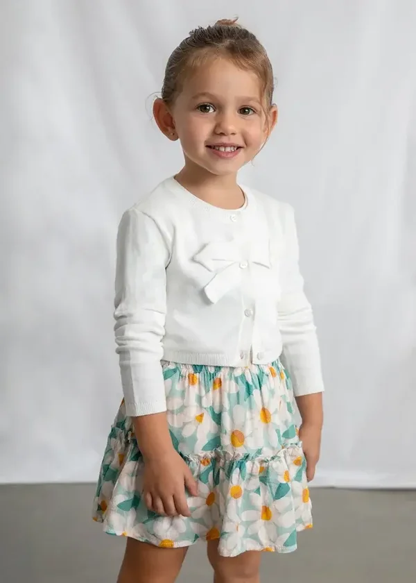 Cardigan tricot basic bambina