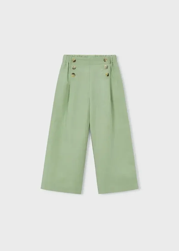 Pantalone lungo con bottoni bambina